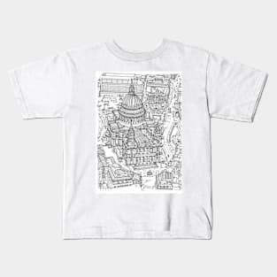 St Pauls Cathedral Kids T-Shirt